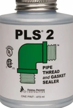 Pipe Thread Sealant: Gray, 1 pt Can