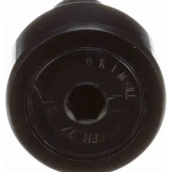 Plain Cam Follower: 0.875" Roller Dia, 0.5" Roller Width, 0.4375" Stud Dia, 7/8" Stud Length