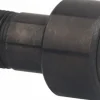 Plain Cam Follower: 0.5" Roller Dia, 0.375" Roller Width, 0.25" Stud Dia, 5/8" Stud Length