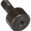 Plain Cam Follower: 0.875" Roller Dia, 0.5" Roller Width, 0.375" Stud Dia, 7/8" Stud Length