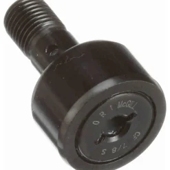 Plain Cam Follower: 0.875" Roller Dia, 0.5" Roller Width, 0.375" Stud Dia, 7/8" Stud Length