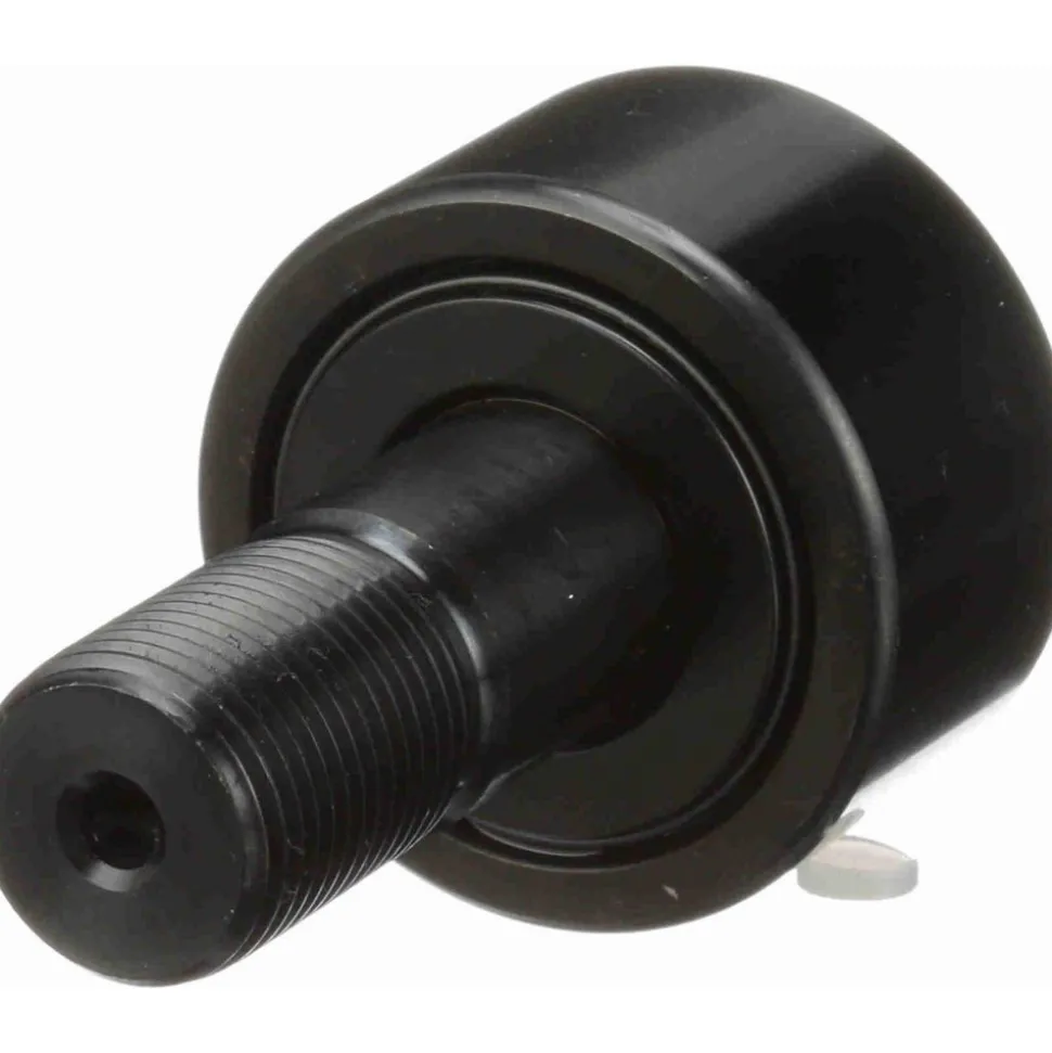 Plain Cam Follower: 1.75" Roller Dia, 1" Roller Width, 0.75" Stud Dia, 1-3/4" Stud Length