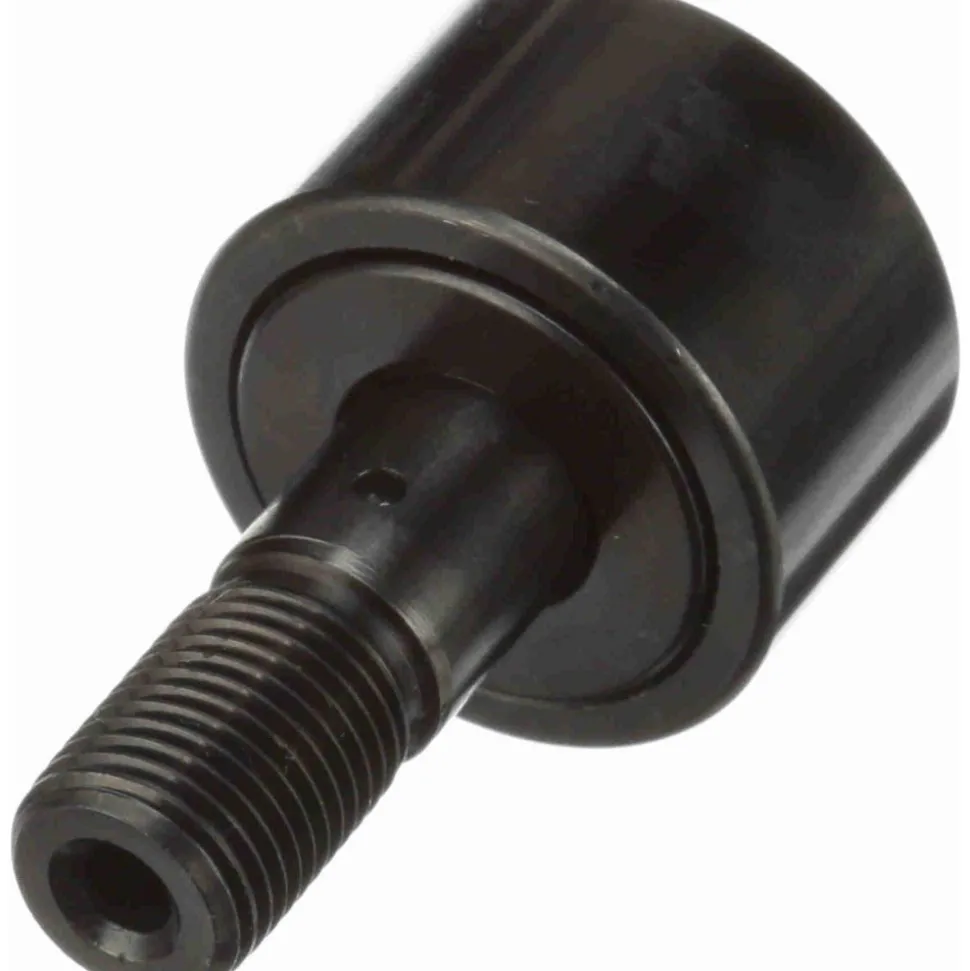 Plain Cam Follower: 1.25" Roller Dia, 0.75" Roller Width, 0.5" Stud Dia, 1-1/4" Stud Length