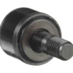 Plain Cam Follower: 0.5" Roller Dia, 0.344" Roller Width, 0.19" Stud Dia, 1/2" Stud Length