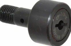 Plain Cam Follower: 0.5" Roller Width, 0.375" Stud Dia, 7/8" Stud Length