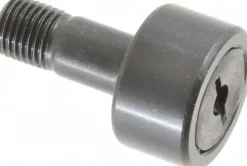 Plain Cam Follower: 0.5" Roller Width, 0.375" Stud Dia, 7/8" Stud Length