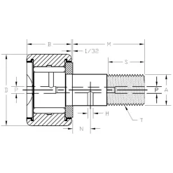 Plain Cam Follower: 0.375