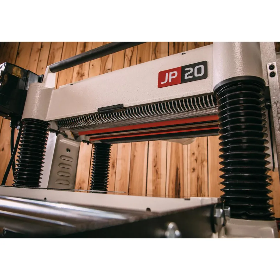 Planer Machines; Cutting Width (Inch): 20; Maximum Cutting Thickness: 8 in; Maximum Cutting Width: 20 in; Depth of Cut (Inch): 3/32; Number Of Cutting Knives: 4; Cutting Thickness (Inch): 8; Number Of Feed Rate Speeds: 1; Minimum Planing Length (Inch): 6-3/4; Cutter Head Speed: 5000 RPM