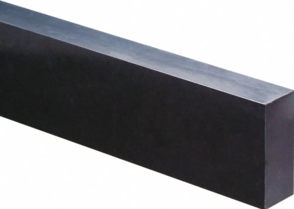 Plastic Bar: Acetal, 1/4" Thick, 48" Long, Black