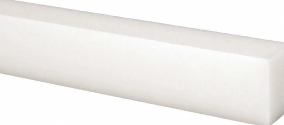 Plastic Bar: Acetal, 3/4" Thick, 48" Long, Natural Color