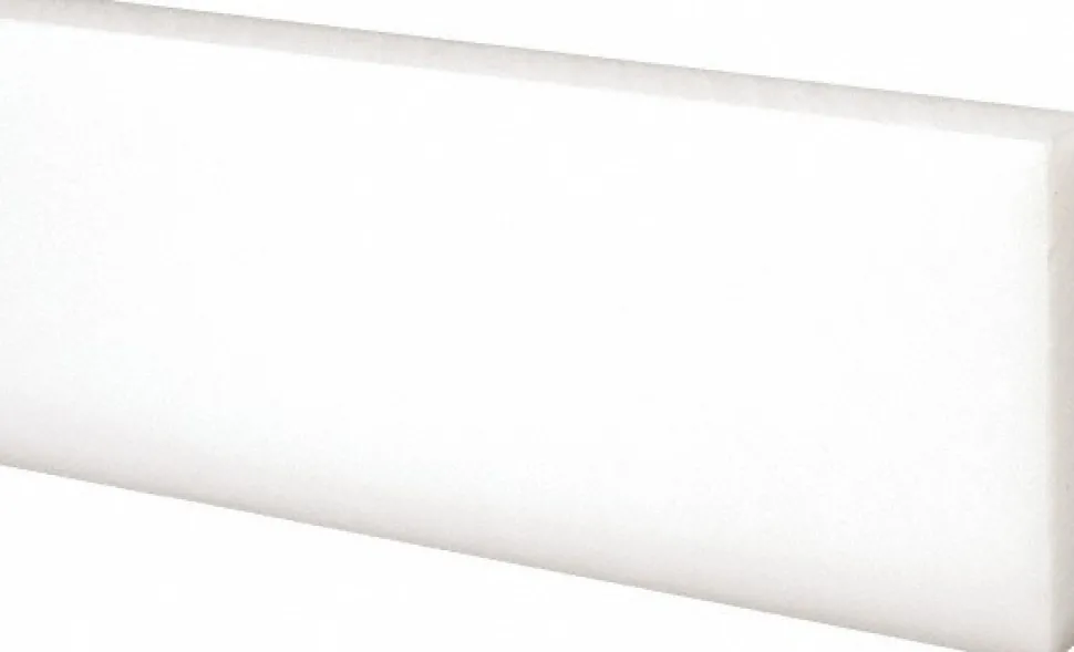 Plastic Bar: Acetal, 1/2" Thick, 48" Long, Natural Color