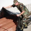 Plastic Sheet: Plastic, 144" Wide x 100' Long, 100 psi Tensile Strength
