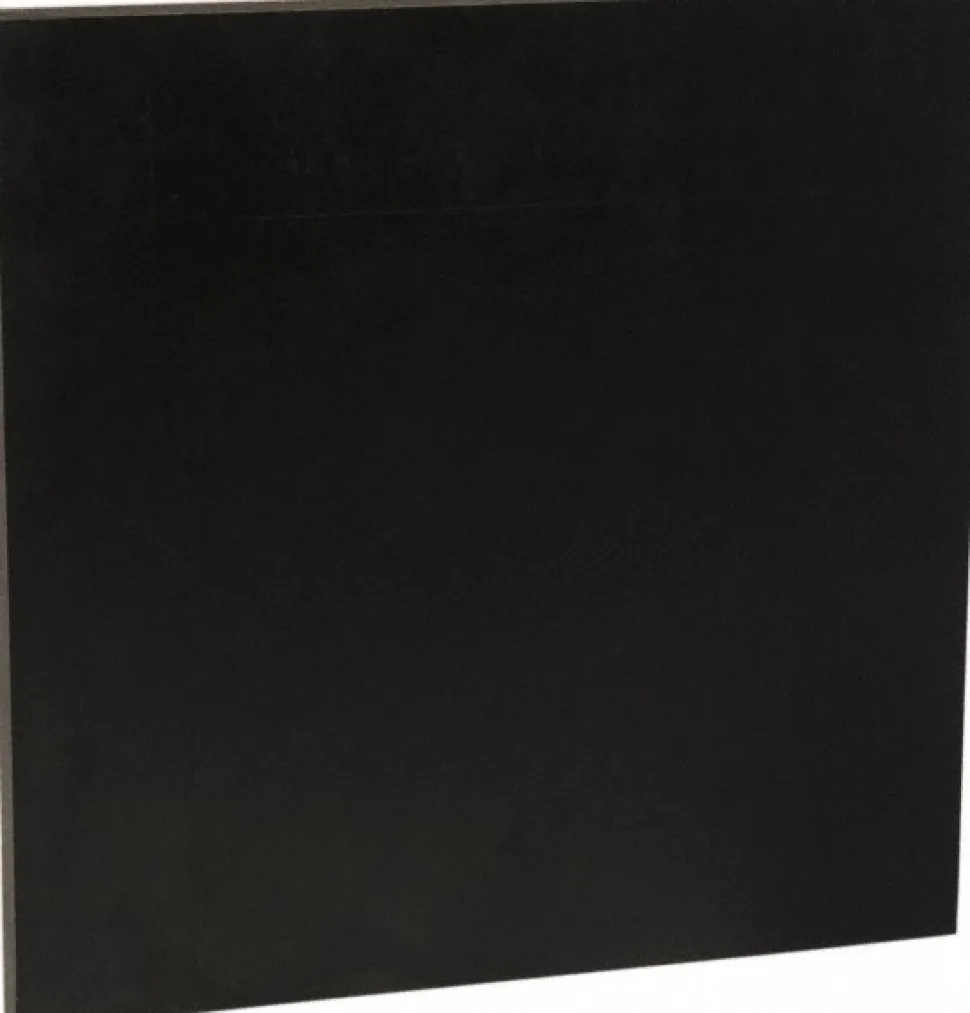 Plastic Sheet: Recycled UHMWPE, 1/2" Thick x 48" Wide x 8' Long, Black
