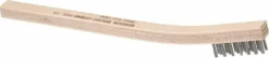 Plater Brush: 3 Row, 7 Column, Stainless Steel