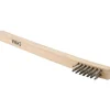 Plater Brush: 3 Row, 7 Column, Stainless Steel