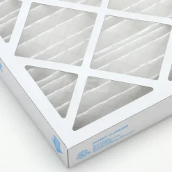 Pleated Air Filter: Wire-Backed Pleated, MERV 10, Synthetic, 55% Efficient, 20" High, 25" Wide, 2" Deep
