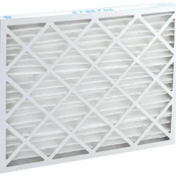 Pleated Air Filter: Wire-Backed Pleated, MERV 10, Synthetic, 55% Efficient, 20