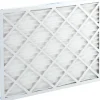 Pleated Air Filter: Wire-Backed Pleated, MERV 8, Synthetic, 35% Efficient, 20" High, 25" Wide, 1" Deep