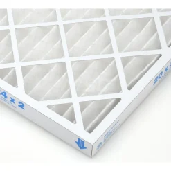 Pleated Air Filter: Wire-Backed Pleated, MERV 8, Synthetic, 35% Efficient, 20
