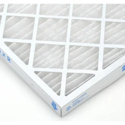 Pleated Air Filter: Wire-Backed Pleated, MERV 10, Synthetic, 55% Efficient, 24" High, 24" Wide, 2" Deep