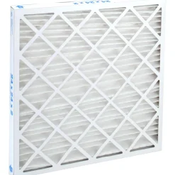 Pleated Air Filter: Wire-Backed Pleated, MERV 10, Synthetic, 55% Efficient, 24