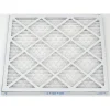 Pleated Air Filter: Wire-Backed Pleated, MERV 10, Synthetic, 55% Efficient, 20" High, 20" Wide, 1" Deep