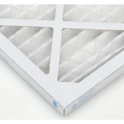 Pleated Air Filter: Wire-Backed Pleated, MERV 10, Synthetic, 55% Efficient, 16