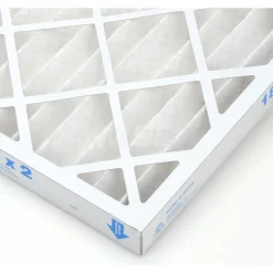 Pleated Air Filter: Wire-Backed Pleated, MERV 8, Synthetic, 35% Efficient, 18" High, 24" Wide, 2" Deep