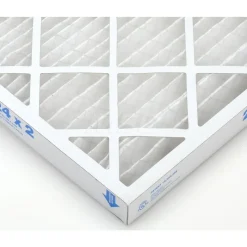 Pleated Air Filter: Wire-Backed Pleated, MERV 10, Synthetic, 55% Efficient, 20" High, 24" Wide, 2" Deep