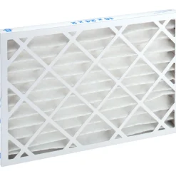 Pleated Air Filter: Wire-Backed Pleated, MERV 8, Synthetic, 35% Efficient, 16" High, 24" Wide, 2" Deep