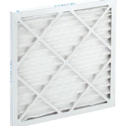 Pleated Air Filter: Wire-Backed Pleated, MERV 8, Synthetic, 35% Efficient, 16