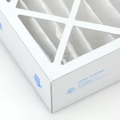 Pleated Air Filter: Wire-Backed Pleated, MERV 8, Synthetic, 35% Efficient, 20" High, 20" Wide, 4" Deep