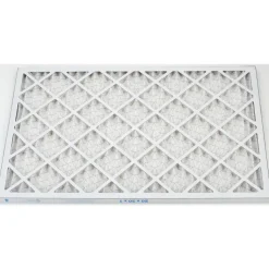 Pleated Air Filter: Wire-Backed Pleated, MERV 8, Synthetic, 35% Efficient, 20" High, 30" Wide, 1" Deep