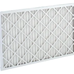 Pleated Air Filter: Wire-Backed Pleated, MERV 8, Synthetic, 35% Efficient, 20" High, 30" Wide, 1" Deep
