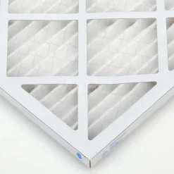 Pleated Air Filter: Wire-Backed Pleated, MERV 10, Synthetic, 55% Efficient, 20" High, 25" Wide, 1" Deep