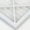 Pleated Air Filter: Wire-Backed Pleated, MERV 8, Synthetic, 35% Efficient, 16" High, 30" Wide, 1" Deep