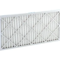 Pleated Air Filter: Wire-Backed Pleated, MERV 8, Synthetic, 35% Efficient, 16" High, 30" Wide, 1" Deep