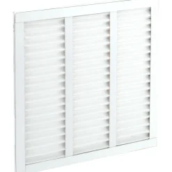 Pleated Air Filter: Wireless Pleated, MERV 8, Synthetic, 35% Efficient, 20" High, 20" Wide, 1" Deep