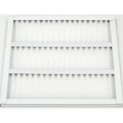 Pleated Air Filter: Wireless Pleated, MERV 8, Synthetic, 35% Efficient, 20
