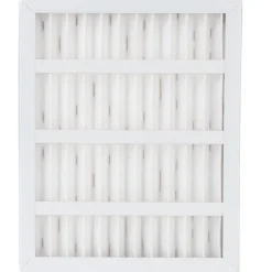 Pleated Air Filter: Wireless Pleated, MERV 8, Synthetic, 16" High, 20" Wide, 2" Deep