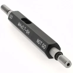 Plug Thread Gage: M4x0.7 Thread, 6H Class, Double End, Go & No Go