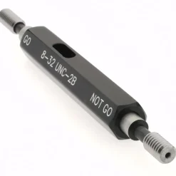 Plug Thread Gage: #8-32 Thread, 2B Class, Double End, Go & No Go