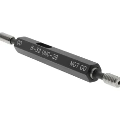 Plug Thread Gage: #8-32 Thread, 2B Class, Double End, Go & No Go