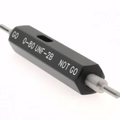 Plug Thread Gage: #0-80 Thread, 2B Class, Double End, Go & No Go