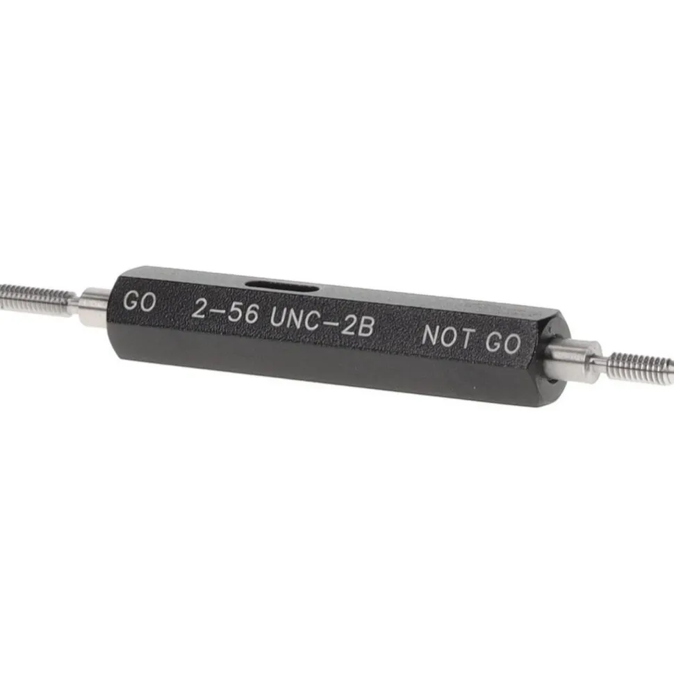 Plug Thread Gage: #2-56 Thread, 2B Class, Double End, Go & No Go