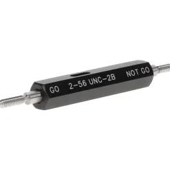 Plug Thread Gage: #2-56 Thread, 2B Class, Double End, Go & No Go