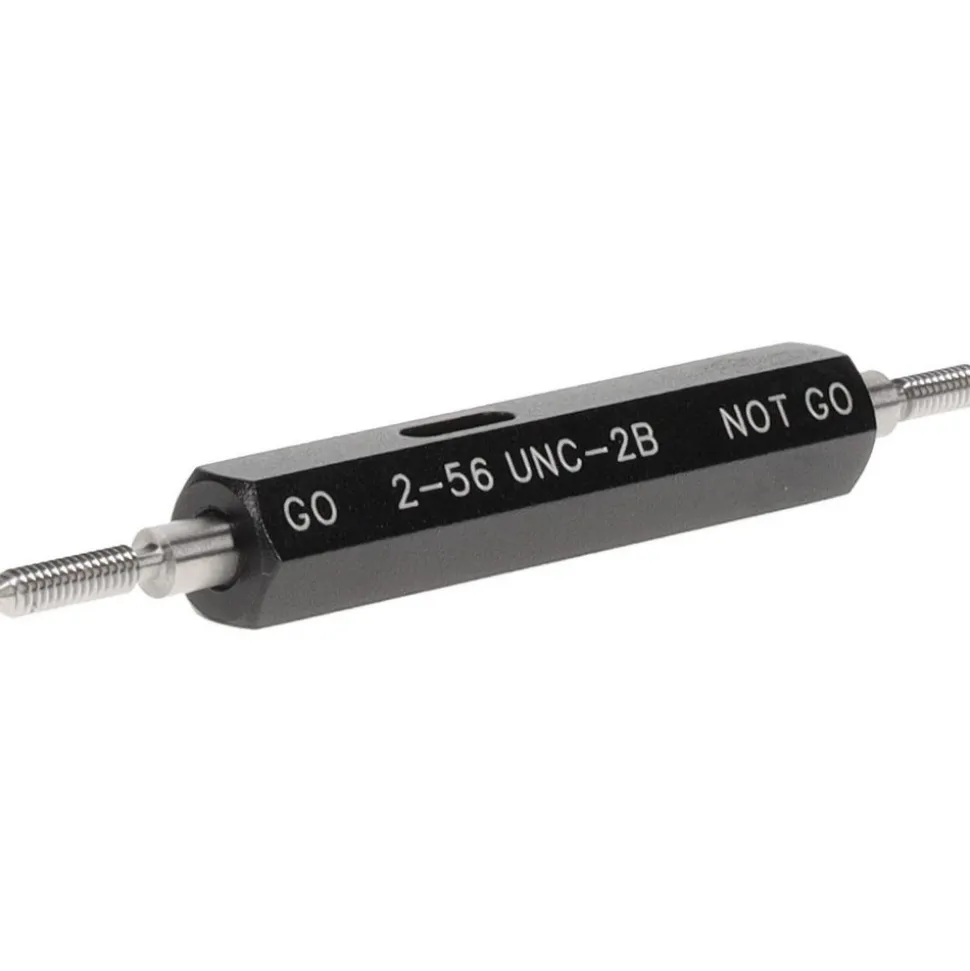 Plug Thread Gage: #2-56 Thread, 2B Class, Double End, Go & No Go