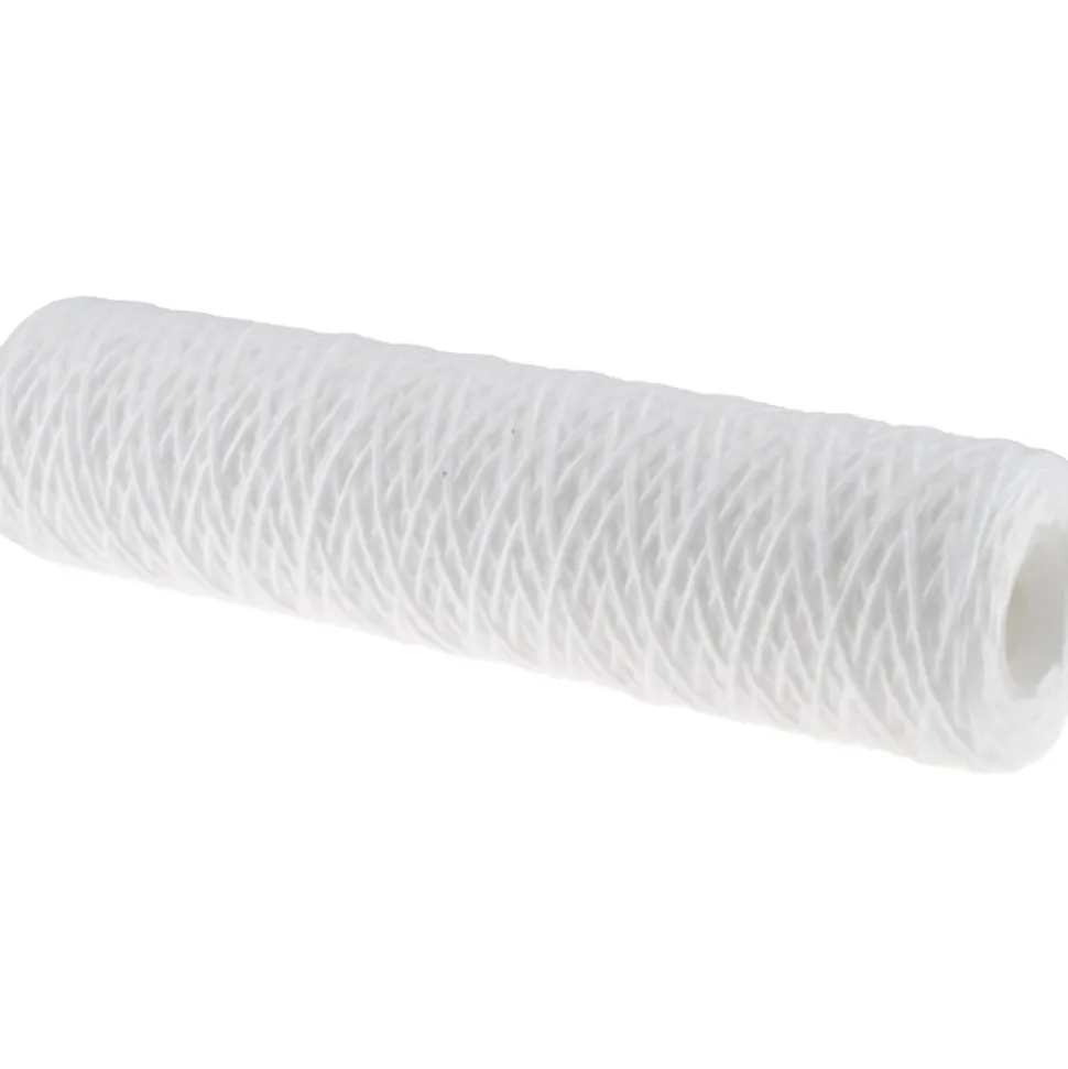 Plumbing Cartridge Filter: 2-1/2" OD, 9-7/8" Long, 30 micron, Polypropylene
