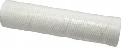 Plumbing Cartridge Filter: 2-1/2" OD, 10" Long, 10 micron, Cotton