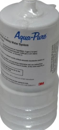 Plumbing Cartridge Filter: 3-1/16" OD, 6-15/16" Long, 5 micron, Cellulose Fiber